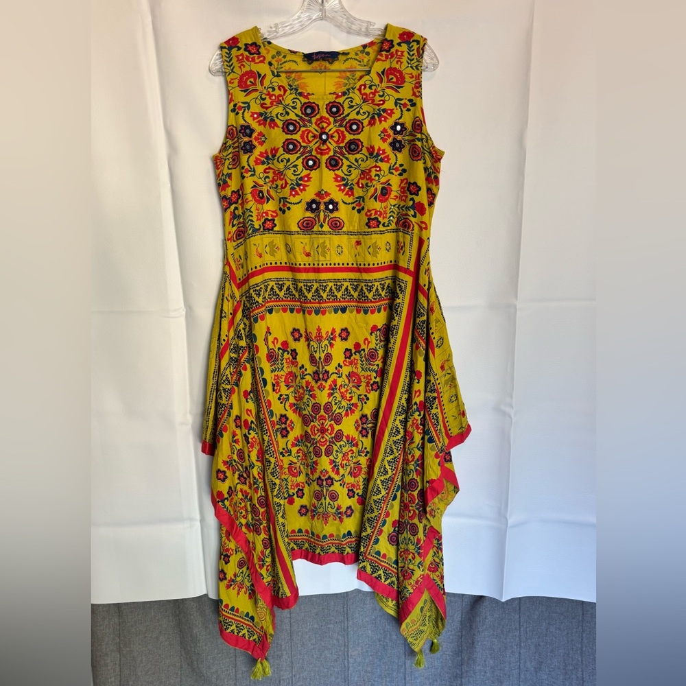 Fusion Dress Colorful Fairycore Indie Boho Eclectic Bold Self Expression Unique